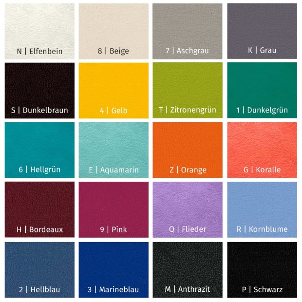 1A Therapieliege THER 2 | unterteilt in 3 Polster | konfigurierbare Höhenverstellung und Polsterfarben