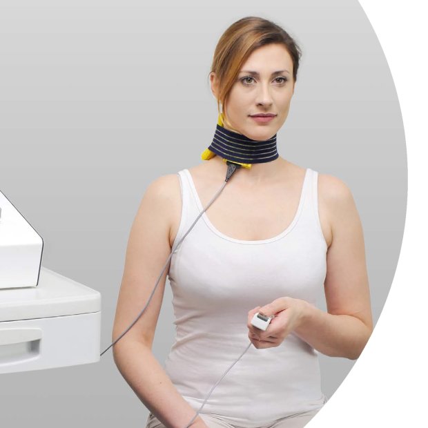 PHYSIOMED Elastik-Gewebeband mit Klettverschluss | 2er Set | Maße 80 x 6 cm