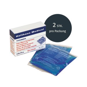 Kalt/Warm Kompressen | Packung mit 2 Stück | 13 x 14 cm